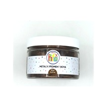 Epoksi Reçine Metalik Sedefli Pigment Toz Boya Kahve Rengi 50 Gr