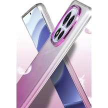 Newface - 399 - Xiaomi Redmi Note 14 Pro Plus Glossy Kapak - Kmrsfres - - Pembe