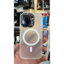 Apple iPhone Uyumlu 16 Pro Kamera Korumalı Mat Magsafe Wireless Şarj Destekli Renkli 45679