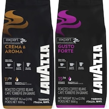 Lavazza Çekirdek Şöleni Paketi (Expert Gusto Forte 1 KG + Expert Crema Aroma 1 KG )