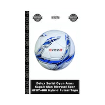 Delux Serisi Oyun Aracı Kapalı Alan Bireysel Spor Hfut-400 Hybrıd Futsal Topu Çok Renkli