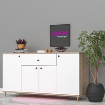 Wooden Konsol Suntalam Antrasit