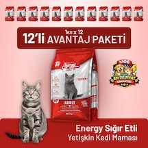 Sığır Etli Yetişkin Kedi Maması - 12 Adet