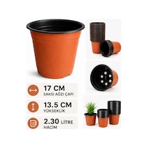 Üretim Saksısı 200 Adet 17 Cm Thermoform Saksı