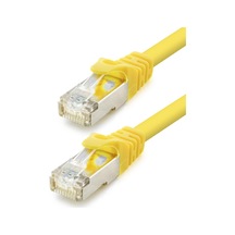 Yüksek Hızda Cat7 Ethernet Patch Kablosu 60 Cm Sarı