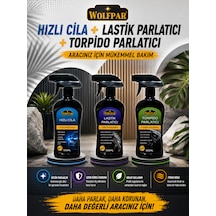 Hızlı Cila + Lastik Parlatıcı + Torpido Parlatıcı Seti Aracınız İçin Pratik Ve Etkili Bakım Çözümü