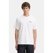 Levi's Pamuklu Regular Fit Logolu Bisiklet Yaka T Shirt Erkek - A9440-0019 Beyaz