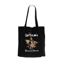 Satyricon Nemesis Divina Siyah Kanvas Bez Çanta Siyah