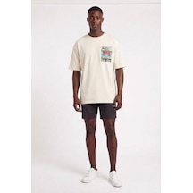 Blow Up Future Gen Your Soul Gri Oversize Erkek T-shirt 141347 SİYAH