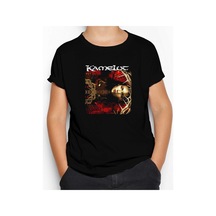 Zepplin Giyim Kamelot The Black Halo Siyah Çocuk Tişört Siyah
