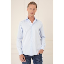 Efor Slim Fit %100 Pamuk Non Iron Kumaş Klasik Mavi Gömlek Gk 735 Mavi Efor Slim Fit %100 Pamuk Non Iron Kumaş Klasik Mavi Gömlek Gk 735 Mavi