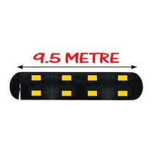 Hız Kesici Bariyer Kauçuk Hız Kesici Kasis Kauçuk Şaseli Yol Kasisi 9.5 Metre 50x40 Cm