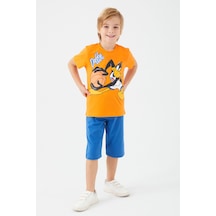 Space Jam L1568-3 Çocuk  Turuncu Alt Üst Takım