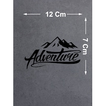 Adventure Sticker - Dağ Kamp 4x4 Off Road Pickup Sticker - Araba Oto Motosiklet Karavan Sticker - 00007 12X7 Cm