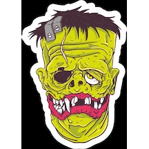 Zombi 6 Sticker 10x10 Cmrenkli Sticker