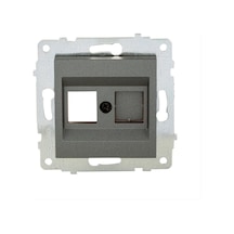 1 Adet Ovivo Füme Data Prizi Cat6 Jaksız Çerçevesiz Grano Belirtilmemiş