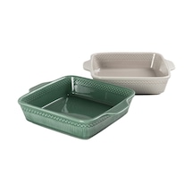 Touch Me Stoneware Kare Fırın Kabı 24.3 Cm Fd305 5 Adet Çok Renkli