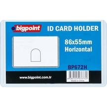 Bigpoint Kimlik, Ehliyet Kabı Şeffaf 86x55mm 10'lu Poşet