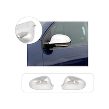 Volkswagen Golf 5 Uyumlu 2004-2009 Krom Ayna Kapağı 2 Parça Paslanmaz  Çelik