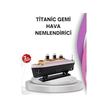 Hubrendy Tekno Ultra Sessiz Titanik Gemi Led Işıklı Aroma Difüzörü Oda Nemlendirici