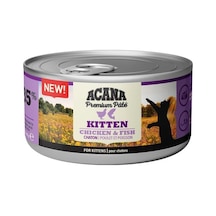 Acana Premium Pate Tavuklu ve Balıklı Yavru Kedi Konservesi 24 x 85 G