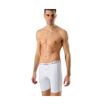 Anıt 1114 Erkek Likralı Uzun Boxer - 3 Adet