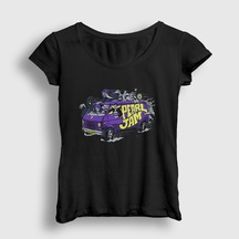 Presmono Kadın Van Pearl Jam T-shirt Siyah