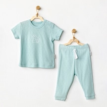Andywawa Bebek Takım 2 Li Takım - Andywawa - Mint - 18-24 Ay - Ac24709--mint-18-24 Ay