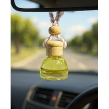 Mini Şişeli Oto Kokusu Yediçiçek Uzun Süre Kalıcı Araç Kokusu, Dekoratif Cam Şişe Tasarımı Çiçeksi