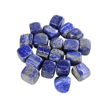 Tamburlanmış Küp Doğal Lapis Lazuli Taşı Kütle Parça