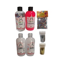 Slime Slaym Yapma Seti 250Ml 4 Adet + Toz Sim 2 Adet + Köpük N11.152