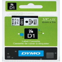 Dymo D1 Şerit Standart 6 Mmx7 Mt Beyaz Üzerine Siyah 43613 Diğer