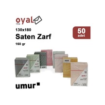 Oyal 13x18 160gr 50li Yeşil Saten Zarf