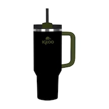 İgloo Stadler Thermo-mug 1.2 Litre Pipetli Termos Bardak Siyah/haki Siyah