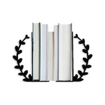 Hobi Demir Sanat Bitki Figürlü Dekoratif Metal Kitap Tutucu