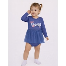 Civil Baby Originals Baskılı 0 -3 Yaş Çıtçıtlı Badi  - Mavi 14330J57725W1