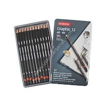 Derwent Graphic 12 Pencils 12'Li Set Medium 34214
