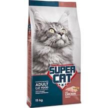 Super Cat Tavuklu Yetişkin Kedi Maması 15 KG