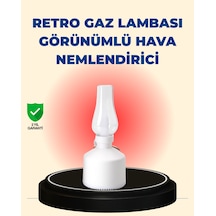 Kablosuz Retro Buhar Makinesi Gaz Lambası Tasarım Ledli Difüzör Çok Renkli