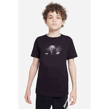 Tshirthane Kaneki Ken Baskılı Unisex Çocuk Siyah T-Shirt