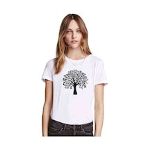 Silhouette Tree Kadın Beyaz Tshirt (534311200)