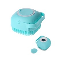 Silikon Banyo Ve Duş Fırçası, Dahili Sabun Şampuan Hazneli, Yumuşak Masaj Etkili, Ergonomi Sku: Smg8690010461902