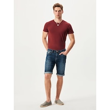 Ltb Lance Slim Jean Bermuda 010096048114499 51858 Koyu Mavı Koyu Mavi