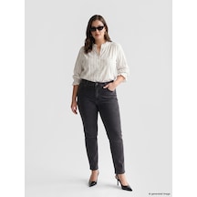 Lcw Grace Siyah Straight Fit Kadın Jean Pantolon