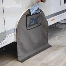 2k Cepli Ripstop Karavan Teker Kılıfı 91x84cm
