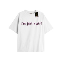 Flood Of Style Beyaz Oversize T-shirt Imjustagirl Özel Tasarım