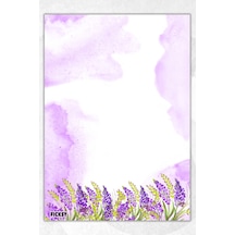 A5 Çiçek Bloknot Çizgisiz Defter - 50 Yaprak - Memopad - Notepad - Not Defteri - Not Kağıdı - 1959 Çok Renkli