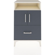 Hyperion Komodin 2 Raflı Tek Çekmeceli 2 Kapaklı 60x44x96 Ayt... Aytaşı