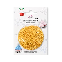 Dr. Gusto 2 Mm Sarı Boncuk Pasta Süsleme Şekeri