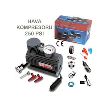 Hava Kompresörü Lastik Pompası Mini 12v 250 Psı